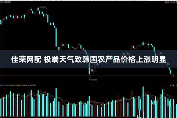 佳荣网配 极端天气致韩国农产品价格上涨明显
